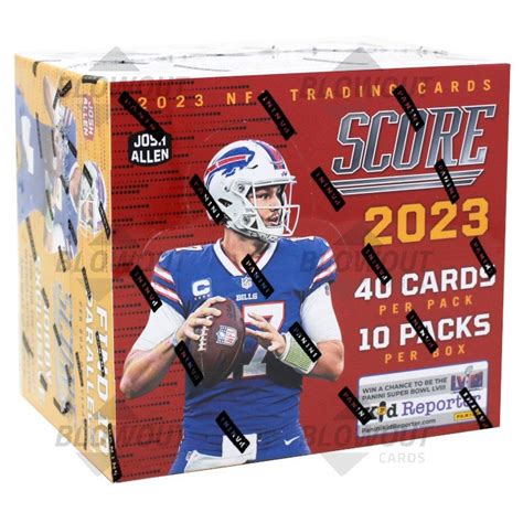 2023 Panini Score Football Hobby Box