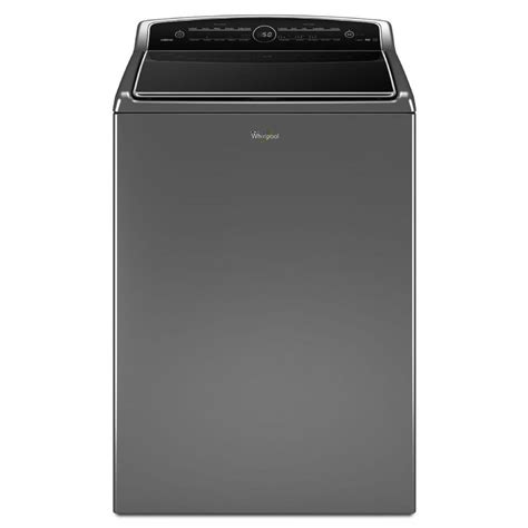 Whirlpool 5.3 cu. ft. High-Efficiency Chrome Shadow Top Load Washing ...