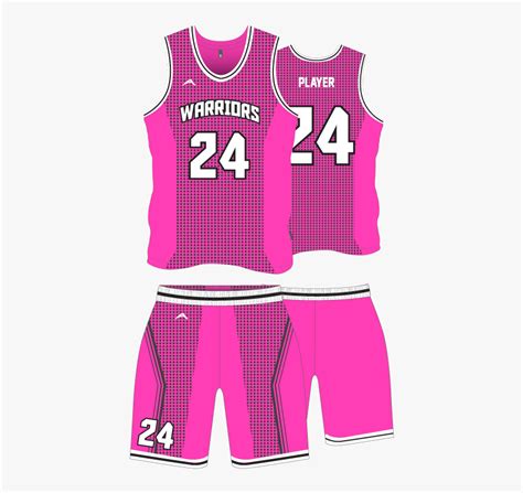 Basketball Jersey Template Pink , Png Download - Pink Basketball Jersey Template, Transparent ...