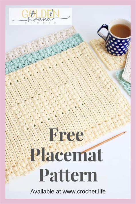 3 Easy Crochet Placemat Patterns - Crochet Life