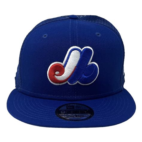 Montreal Expos New Era Classic Trucker Snapback Hat