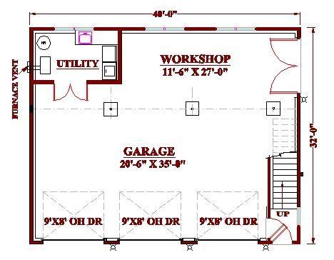 Garage Plans With Workshop