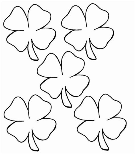 Complete Shamrock Coloring Pages PDF To Print - Coloringfolder.com | Leaf coloring page ...