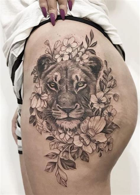 35 The Best and Inspirational Tattoos For Girls in 2020 | Lion tattoo, Girl back tattoos ...