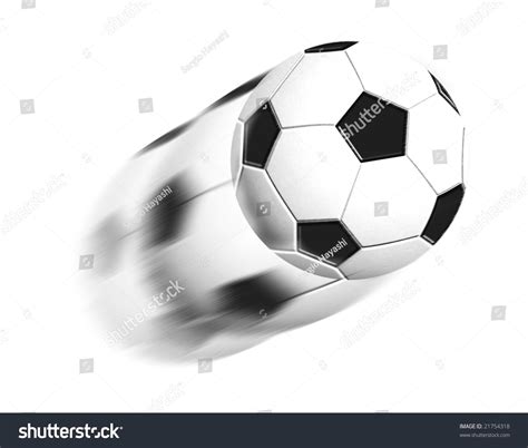 Isolated Moving Soccer Ball Stock Photo 21754318 - Shutterstock