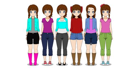 All of Blythe Baxter's Outfits (Part 1) by UltraKirby1999 on DeviantArt