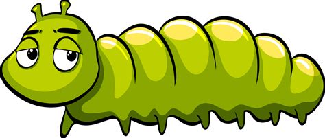 Royalty-free Caterpillar Illustration - Green cartoon caterpillar png download - 5439*2309 ...