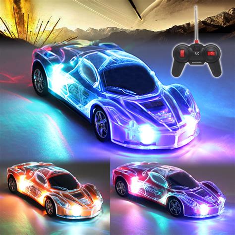 High-speed Remote Control Vehicle1:24 Scale RC Racing Car Auto Light Up ...