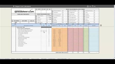 Real Estate Flipping Excel Spreadsheet Spreadsheet Downloa real estate ...