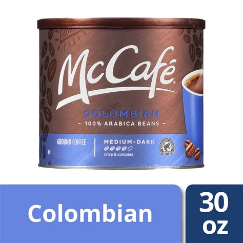 McCafe Colombian Ground Coffee, 30 oz Canister - Walmart.com