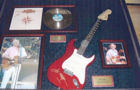 Jimmy Buffett, Signed Guitar Display, rock star galleryROCK STAR gallery