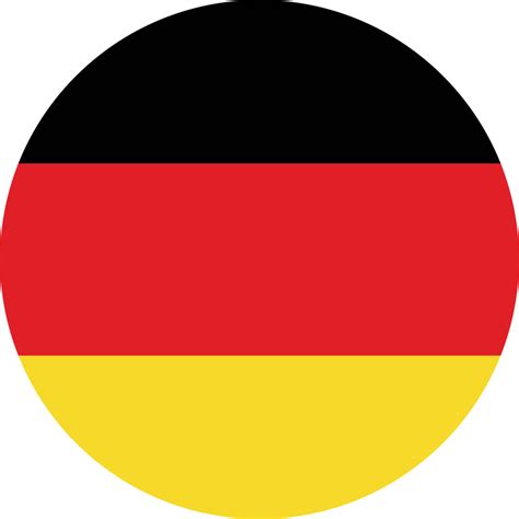 drapeau de cercle de l'allemagne. 11571346 PNG