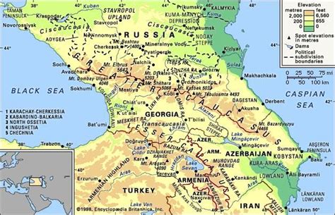 Caucasus | Mountains, Facts, & Map | Britannica.com