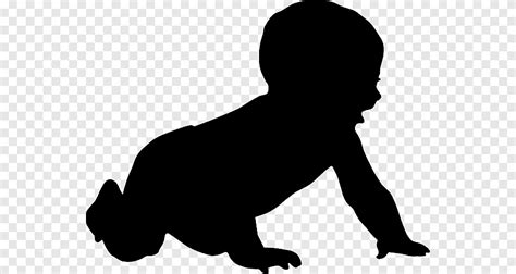 Silhouette Infant, Silhouette Boy Head, child, mammal png | PNGEgg