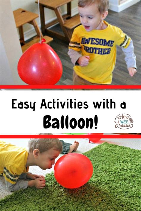 Awesome Balloon Games for Kids | Creative activities for kids, Balloon ...