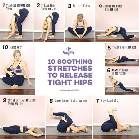 10 Best Stretches For Tight Hip Flexors | Hip stretching exercises, Hip flexor exercises, Hip ...