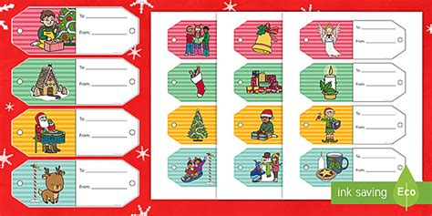 FREE! - Printable Christmas Labels - Gift Tags for Presents