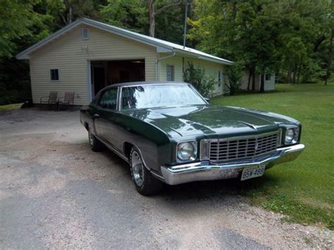 Seller of Classic Cars - 1972 Chevrolet Monte Carlo (Green/Green)