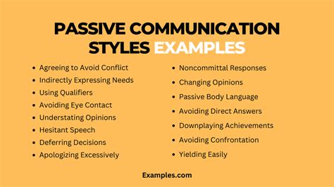 Passive Communication Styles - 14+ Examples,Types