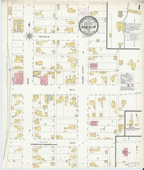 Sanborn Fire Insurance Map from Brooklyn, Morgan County, Indiana. | Library of Congress