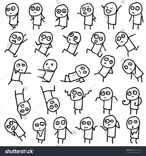 3,000 Stickman emotions 이미지, 스톡 사진 및 벡터 | Shutterstock