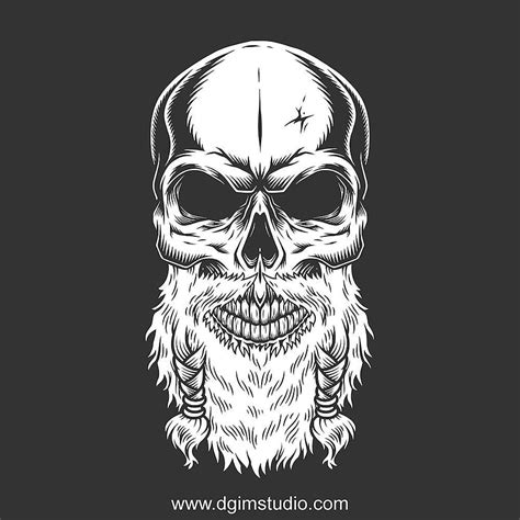 Viking Skull Tattoo Designs