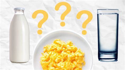 The Water Vs. Milk Egg Debate Explained