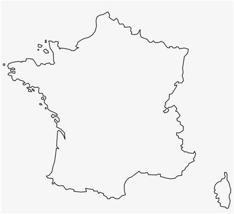 Map Of France Outline