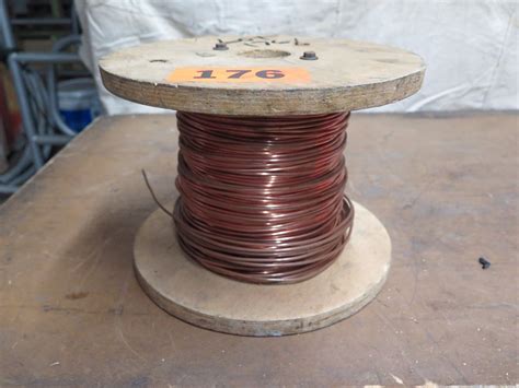 Spool of Bare Copper Wire