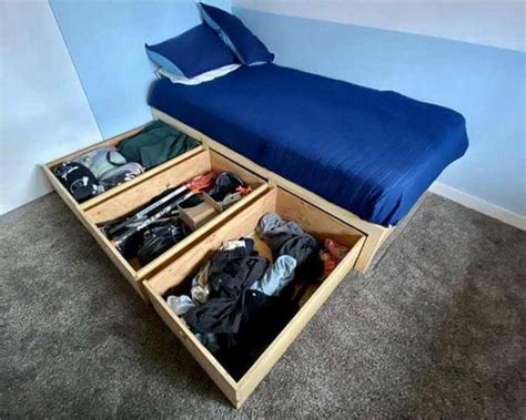 27 Creative DIY Storage Bed Ideas For Every Room - Mint Design Blog