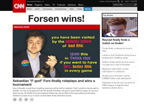 forsen WINS POGCHAMP MEME : forsen