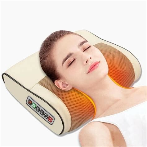 Premium Heated Electric Neck Shiatsu Massage Pillow– Zincera