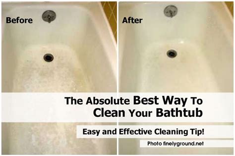 The Absolute Best Way To Clean Your Bathtub