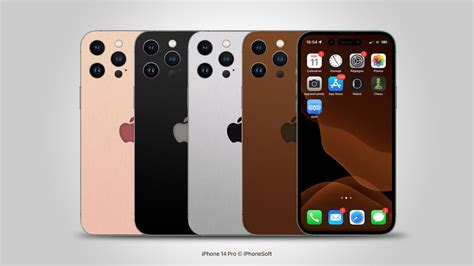 Concept: a brown iPhone 14 Pro (Max) with hole + pill - Gearrice