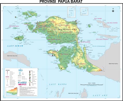 Peta Provinsi Papua Barat