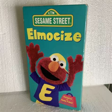 ELMOCIZE VHS 1996 Elmo Kids Video Sesame Street Exercise Workout RARE $8.88 - PicClick