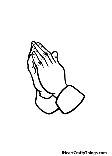 Praying Hands Drawing - How To Draw Praying Hands Step By Step