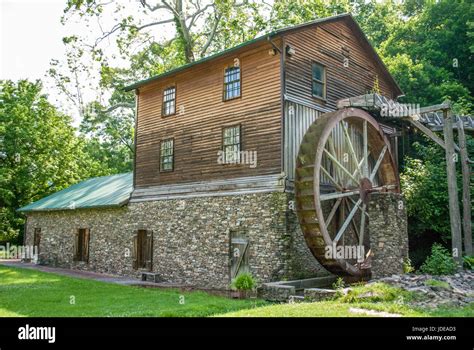 Old water wheel mill Stock Photo - Alamy