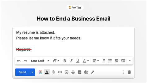 How to End a Business Email - YourEmailSignature