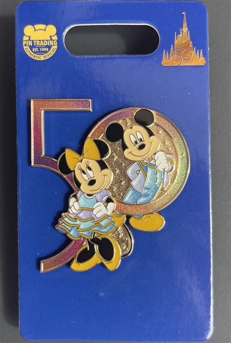 Mickey & Friends Walt Disney World 50th Anniversary Open Edition Pins ...