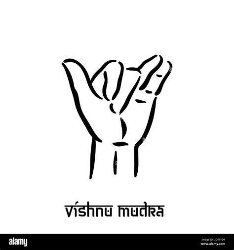 Vishnu mudra hand Cut Out Stock Images & Pictures - Alamy