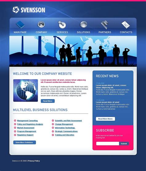 Multi Business Website Templates