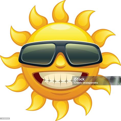 Funny Sun Stock Illustration - Download Image Now - Bright, Cartoon, Cheerful - iStock