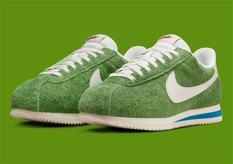 Nike Cortez "Green Suede" FJ2530-300 | SneakerNews.com