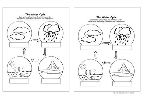 The Water Cycle Worksheets - Worksheets Master