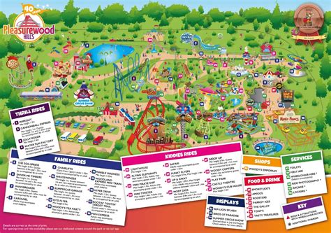 Pleasurewood Hills Map and Brochure (2001 - 2023) | ThemeParkBrochures.net