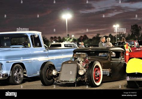 Rat rod car show Stock Photo - Alamy