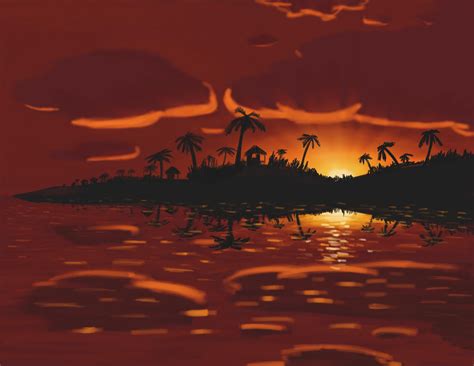 Paradise Sunset by TheStatelyGentleman on DeviantArt