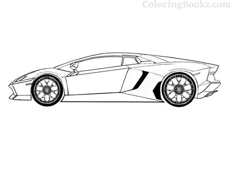 Lamborghini Aventador Coloring Page - Line Art - Coloring Books # ...