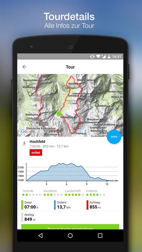 bergfex Tours & GPS Tracking Running Hiking Bike for Android - APK Download